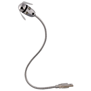 Ventilator Hama USB Fan + Light Silver 5 W, Electronic, Numărul de viteze: 1