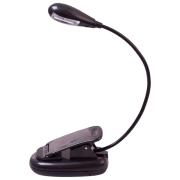 Lampă de carte TopElek Book Light Clips Black Baterie