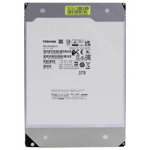 HDD Toshiba MG10 3.5'' 20 ТБ  photo 3