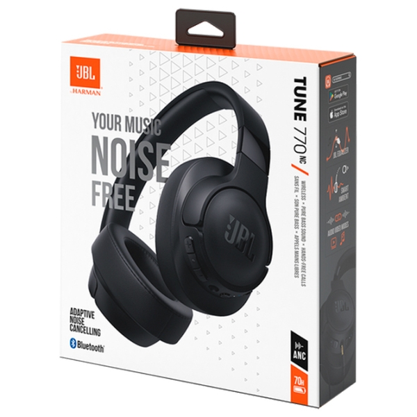 Căști JBL Tune 770 NC Black Fără fir / Personal / Over the ear photo 11