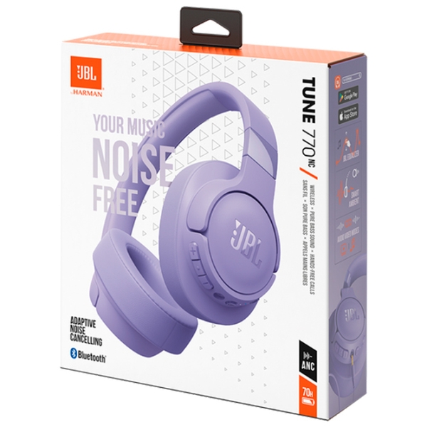 Căști JBL Tune 770 NC Purple Fără fir / Personal / Over the ear photo 12