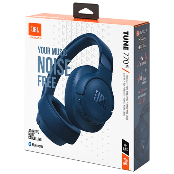 Căști JBL Tune 770 NC Blue Fără fir / Personal / Over the ear photo 12