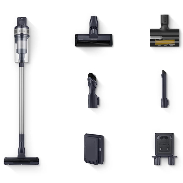 Aspirator vertical Samsung VS15A60AGR5/UK Gray 410 W | Uscată | Container | 0.8 l photo 6