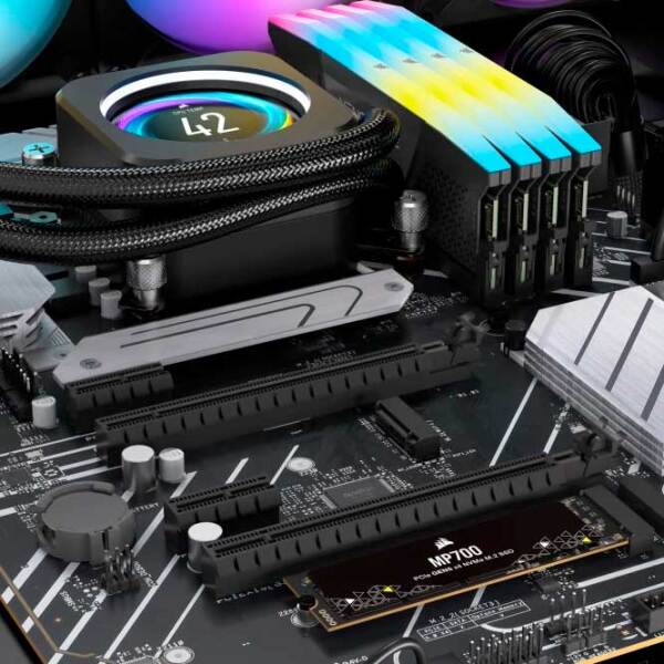 SSD Corsair MP700 M.2 NVMe 2 TB Viteza de citire: 9500 Mb/ s,
Viteza de inscriere: 8500 Mb/ s photo 5