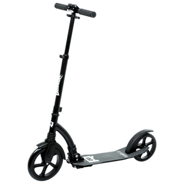 Детский двухколёсный самокат RRampa C1 (68504) Черный 14 лет, 100 кг, Полиуретановые photo 1