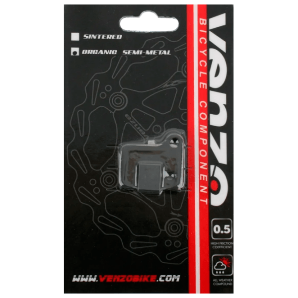 Колодки тормозные велосипедные VENZO VZ20-E08D-003 Черный  photo 1