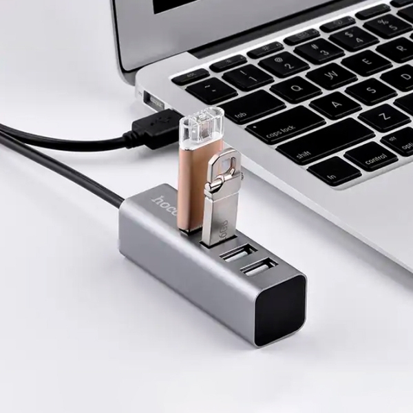 Адаптер Hoco HB1 Серебристый USB Type-A photo 4