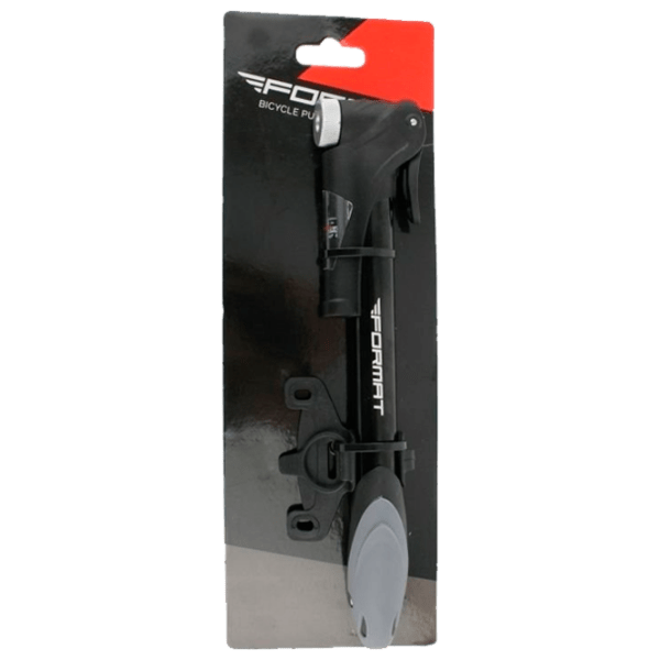 Насос велосипедный Format M21B-02 Черный Серый  photo 1