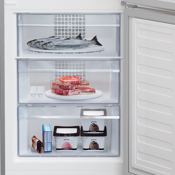Frigider Beko RCNA420SX Silver 215l/ No Frost, 109l/ No Frost, A++ photo 5