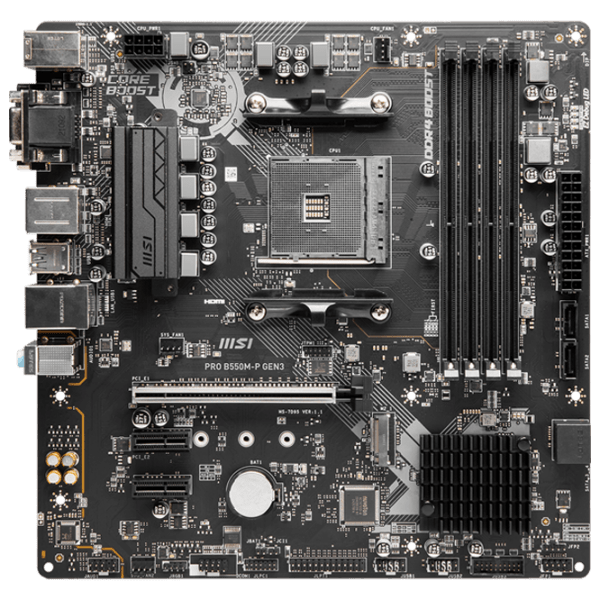 Материнская плата MSI PRO B550M-P GEN3 mATX  photo 1