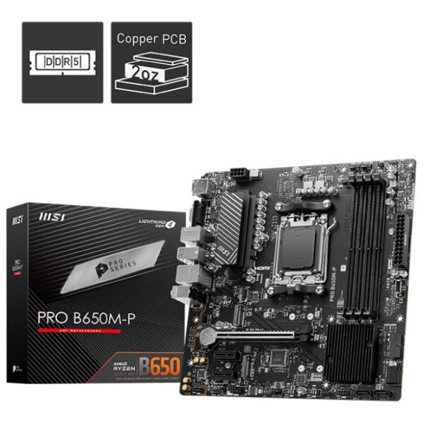 Материнская плата MSI PRO B650M-P mATX  photo 5