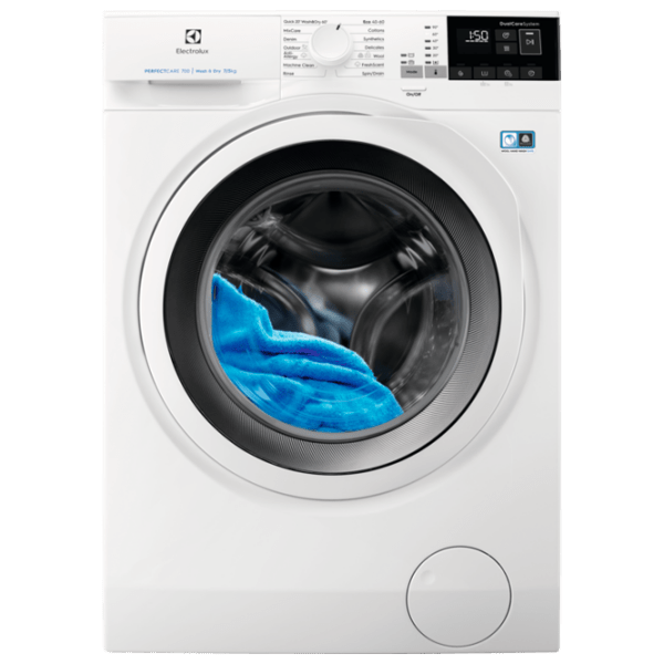 Mașină de spălat cu uscător Electrolux EW7WP447W White 7 kg, 1400 rpm, A photo 1