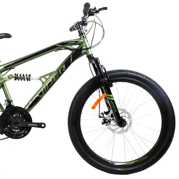 Bicicletă Stormer Jump 26" 14" Green Black Oțel / Pentru copii photo 3