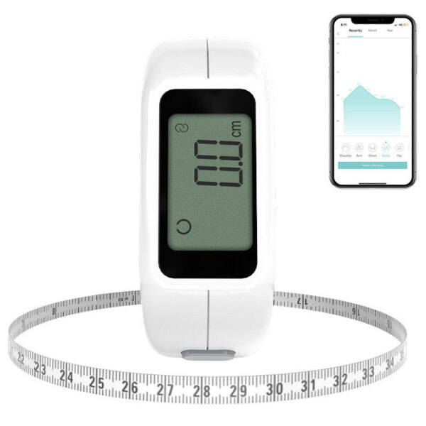 Bandă smart de măsurare a corpului Guangdong Tape ER301 White  photo 4