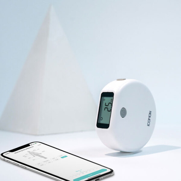 Bandă smart de măsurare a corpului Guangdong Tape ER301 White  photo 5