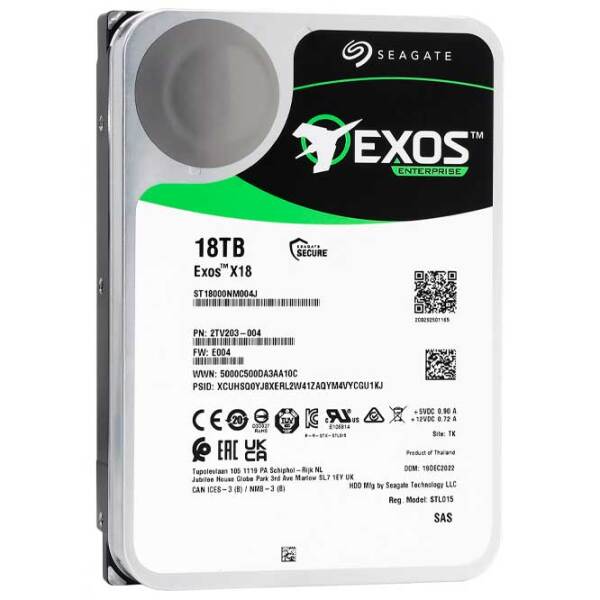 HDD Seagate Exos X18 3.5'' 18 ТБ  photo 4