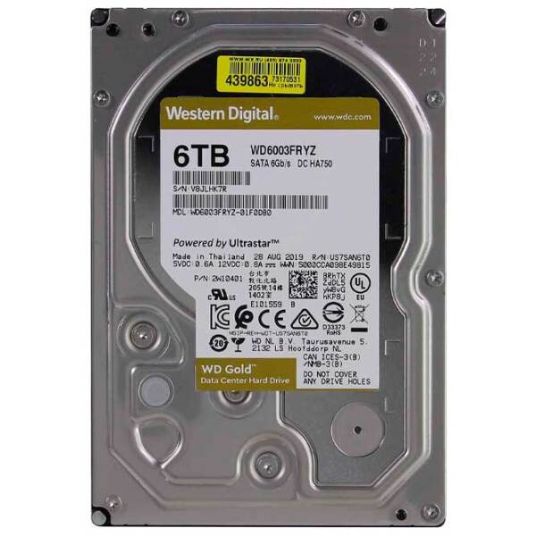 HDD Western Digital WD6003FRYZ 3.5'' 6 TB  photo 2