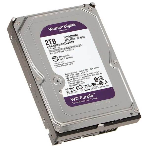 HDD Western Digital WD23PURZ 3.5'' 2 ТБ  photo 3
