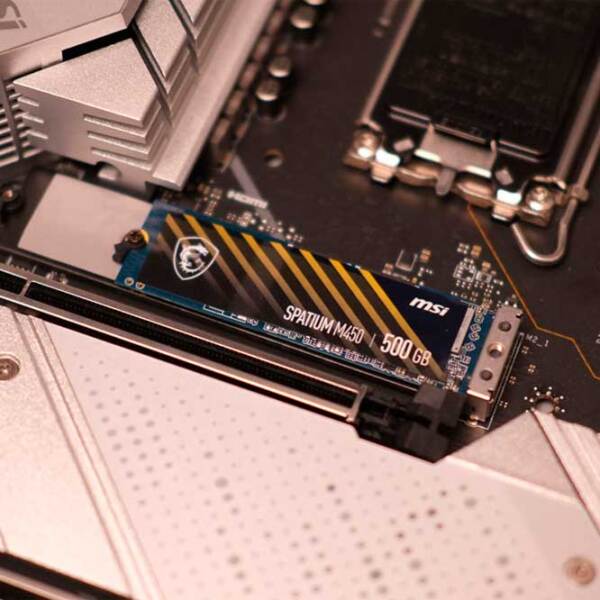 SSD MSI Spatium M450 M.2 NVMe 500 ГБ Скорость чтения: 3600 Мб/ с,Скорость записи: 2300 MБ/ с photo 3