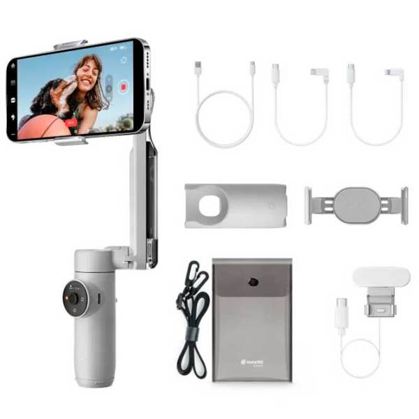 Селфи палка Insta360 Flow Creator Kit Серый Bluetooth / Серый photo 6