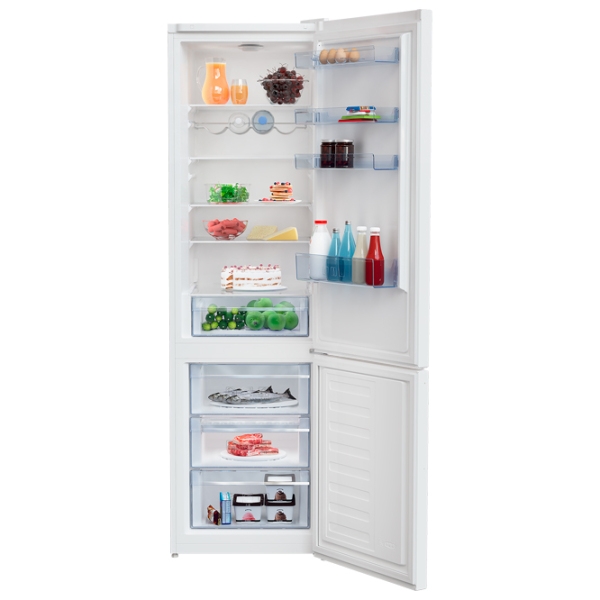 Frigider Beko RCSA406K30W White 266l/ Automat, 120l/ Manual, A++ photo 3
