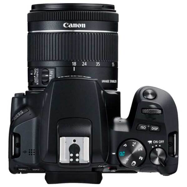 Cameră foto Canon EOS 250D + EF-S 18-55mm F4-5.6 IS STM + Kit Black CMOS, 24.2 MP, F 4.0 - F 5.6 photo 6