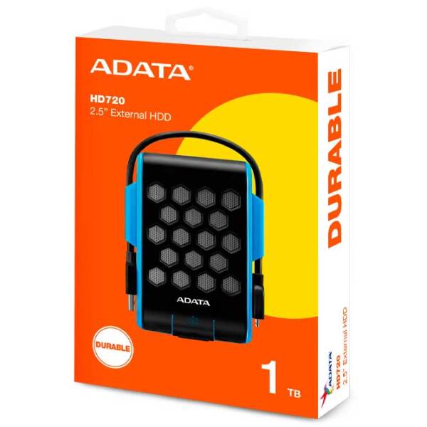 Unitate externă de stocare HDD ADATA HD720 1 TB Black  photo 3