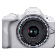 Cameră foto Canon EOS R50 RF-S 18-45 f/ 4.5-6.3 IS STM + RF-S 18-45 f/ 4.5-6.3 IS STM Kit White CMOS, 24.2 MP, f/ 4.5 - f/ 6.3
