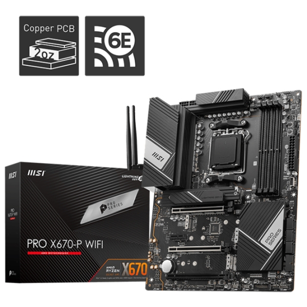 Материнская плата MSI PRO X670-P WIFI ATX  photo 4