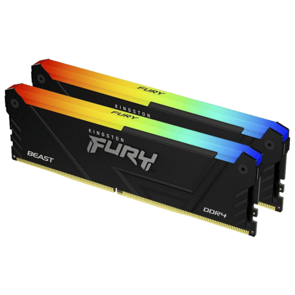 Memorie RAM 32 GB Kingston FURY Beast RGB SDRAM KF437C19BB12AK2/32 DIMM, DDR4, 3733 MHz photo 1