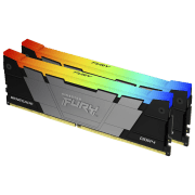 Оперативная память 64 ГБ Kingston FURY Renegade RGB SDRAM KF436C18RB2AK2/64 DIMM, DDR4, 3600 МГц