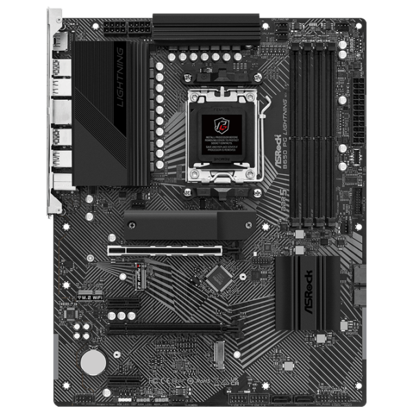 Материнская плата ASRock B650M PG LIGHTNING mATX  photo 1