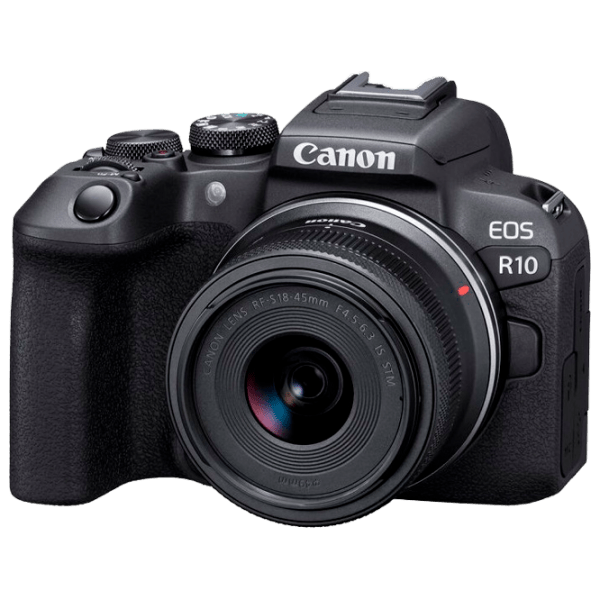 Фотоаппарат Canon EOS R10 & RF-S 18-45mm f/ 4.5-6.3 IS STM KIT + RF-S 18-45mm f/ 4.5-6.3 IS STM Kit Черный CMOS, 24.2 МП, f/ 4.5 - f/ 6.3 photo 1