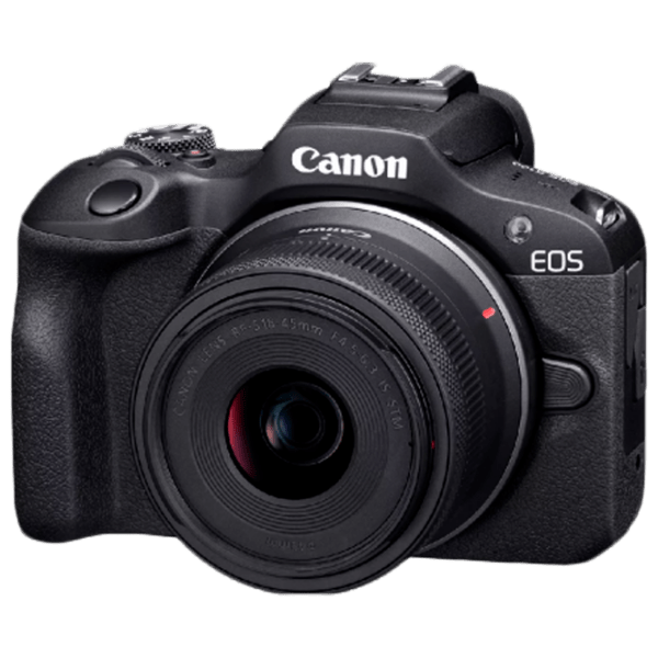 Cameră foto Canon EOS R100 + RF-S 18-45mm f/ 4.5-6.3 IS STM Kit Black CMOS, 24.1 MP, f/ 4.5 - f/ 6.3 photo 1