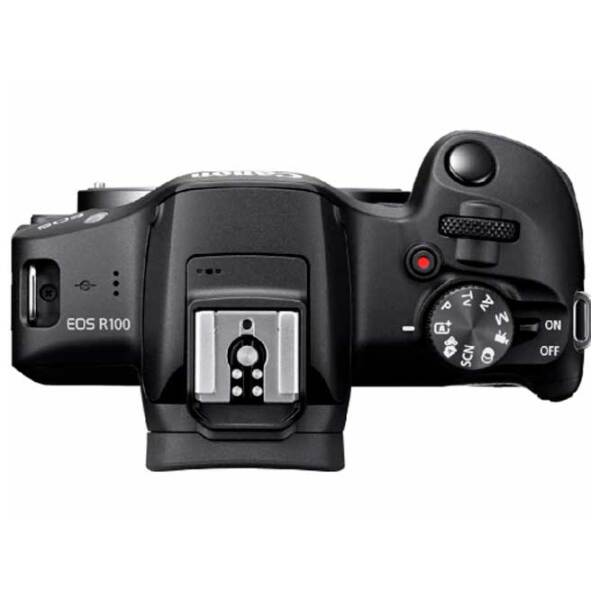 Cameră foto Canon EOS R100 + RF-S 18-45mm f/ 4.5-6.3 IS STM Kit Black CMOS, 24.1 MP, f/ 4.5 - f/ 6.3 photo 3