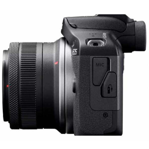 Cameră foto Canon EOS R100 + RF-S 18-45mm f/ 4.5-6.3 IS STM Kit Black CMOS, 24.1 MP, f/ 4.5 - f/ 6.3 photo 4