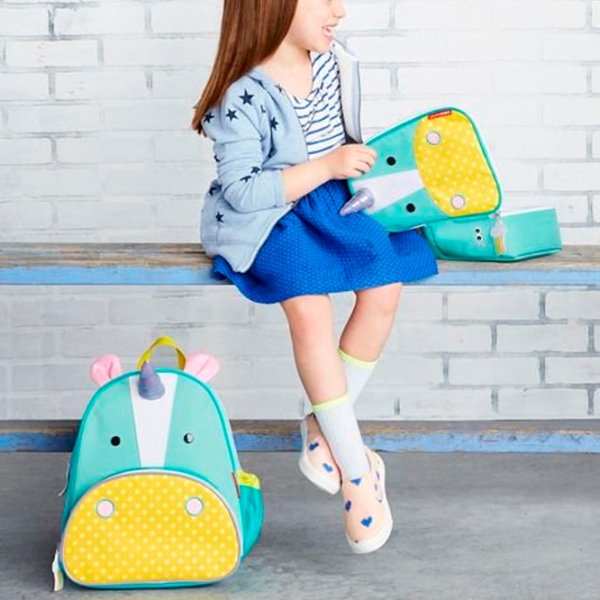 Ghiozdan pentru copii Skip Hop Zoo Blue  photo 4