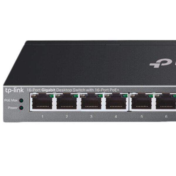 Switch TP-Link TL-SG116P Black 32 Gbit/ s photo 4