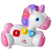 Интерактивная игрушка Bright Starts Rock & Glow Волшебный единорог 074451103078 Белый 0.6+