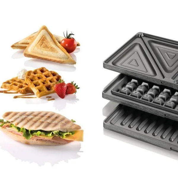 Aparat pentru sandvișuri Gorenje SM703GCB Black 700 W, Cantitatea de sandwich-uri:  photo 4
