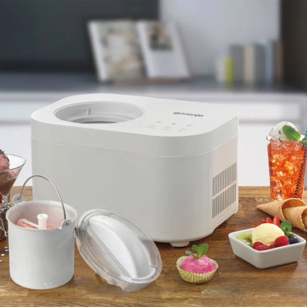 Aparat de îngheţată Gorenje ICM10W White 100 W, Electronic, Numărul de viteze: photo 5
