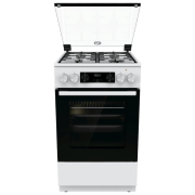 Aragaz Gorenje GK5C61WH White Tipul plitei: Pe gaz, 70 l, Tipul cuptorului: Electric