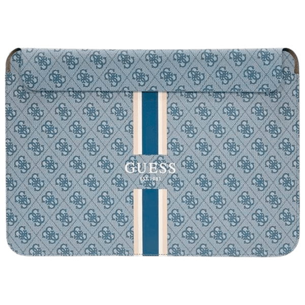 Husă pentru laptop GUESS 4G Printed Stripes 14" Blue  photo 1