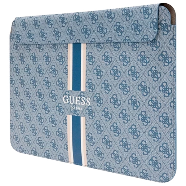 Husă pentru laptop GUESS 4G Printed Stripes 14" Blue  photo 3