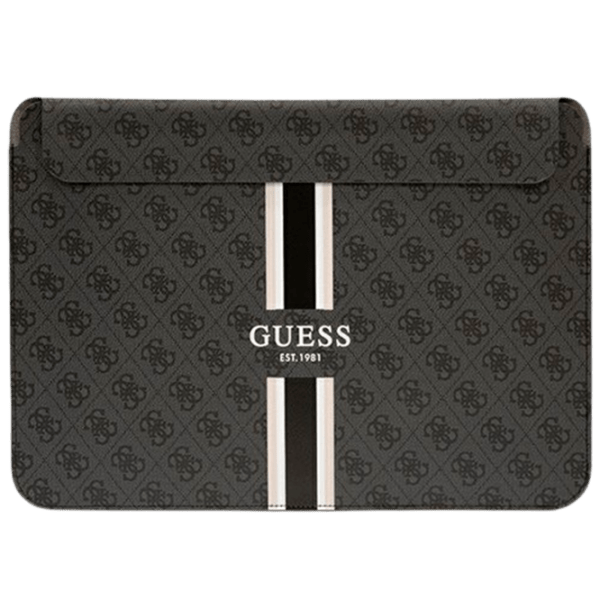 Husă pentru laptop GUESS 4G Printed Stripes 14" Black  photo 1