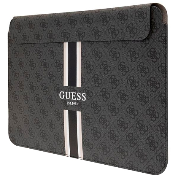Husă pentru laptop GUESS 4G Printed Stripes 14" Black  photo 3