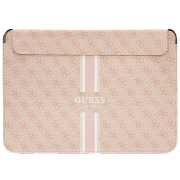 Husă pentru laptop GUESS 4G Printed Stripes 14" Pink 