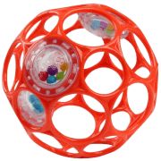 Сенсорная игрушка Bright Starts Oball Rattle 074451114876 Красный 0+