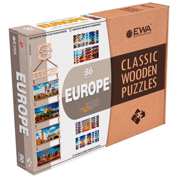 Пазл 2D Ewa Toys Europe (4815123001423) Количество деталей: 86, Рекомендуемый возраст: 8+ photo 3
