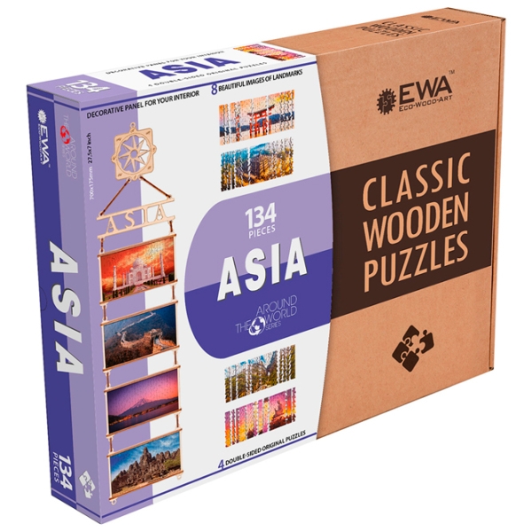 Пазл 2D Ewa Toys Asia (4815123001430) Количество деталей: 134, Рекомендуемый возраст: 8+ photo 3